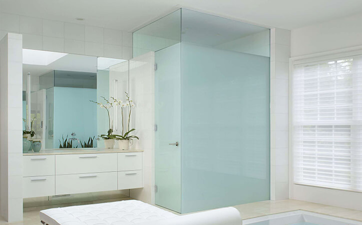 8mm clear tempered glass for shower room door